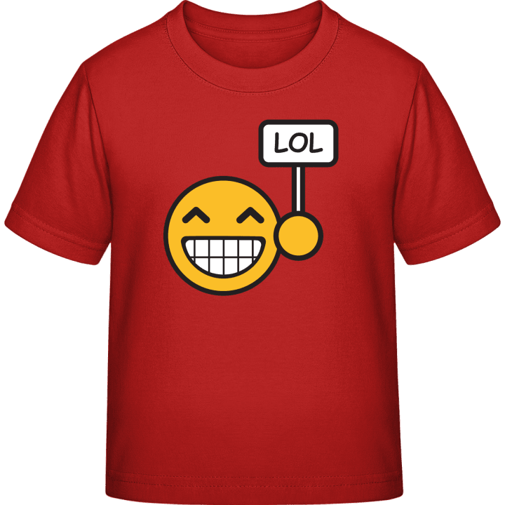 LOL Smiley Face Kids T-shirt contain pic
