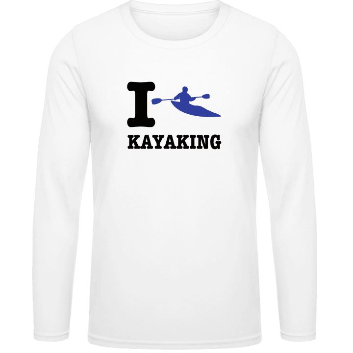 I Heart Kayaking T-shirt à manches longues contain pic