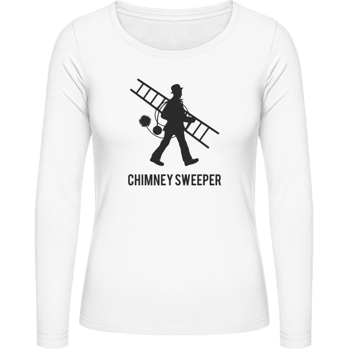Chimney Sweeper Walking T-shirt à manches longues pour femmes contain pic