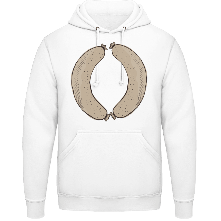 White Sausage Hoodie contain pic