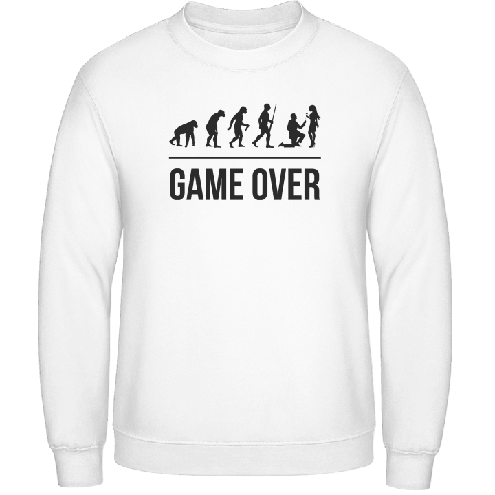 Game Over Evolution Wedding Sweatshirt contain pic