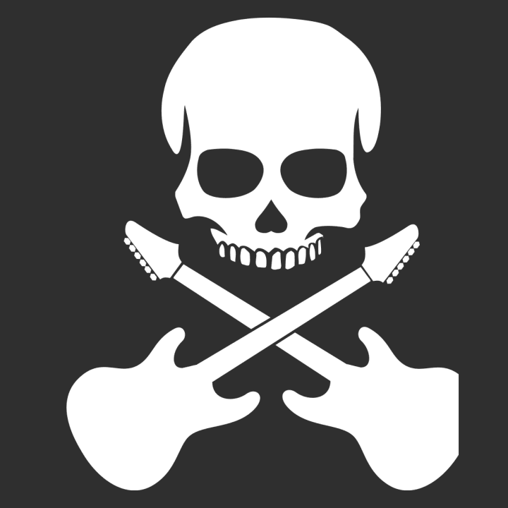 Guitarist Skull T-shirt à manches longues pour femmes 0 image
