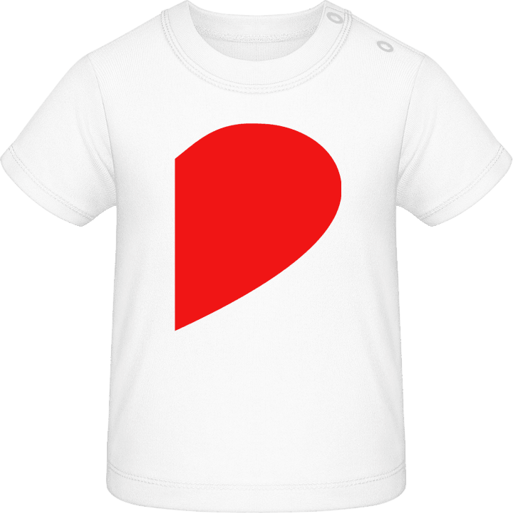 Couple Heart Right T-shirt för bebisar contain pic