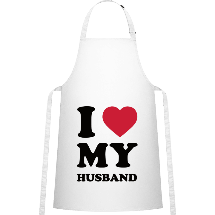 I Love My Husband Delantal de cocina contain pic