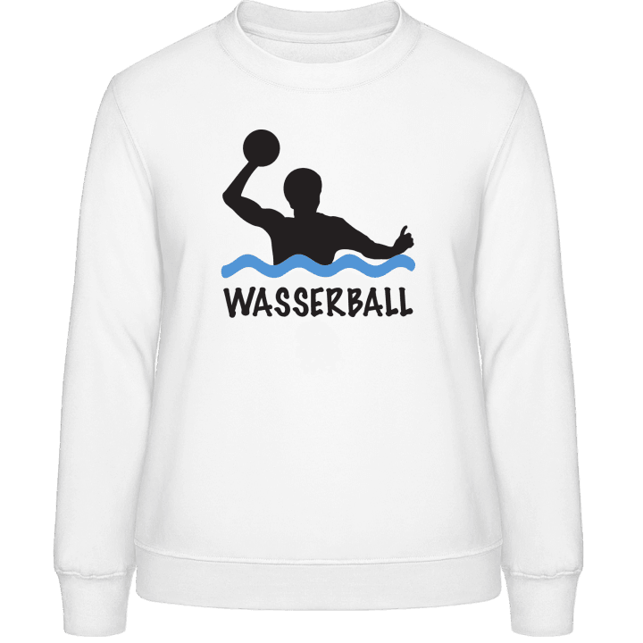 Wasserball Silhouette Frauen Sweatshirt 0 image