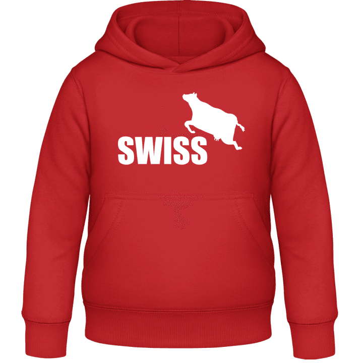 Swiss Cow Sweat à capuche pour enfants contain pic