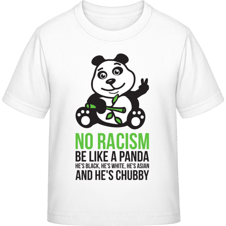 No Racism Be Like A Panda Camiseta infantil contain pic