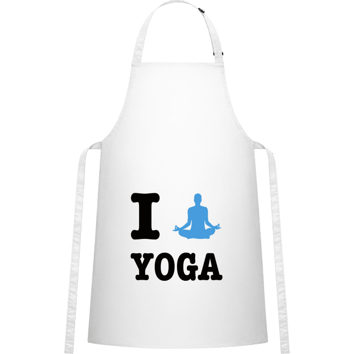 I Love Yoga Förkläde för matlagning contain pic