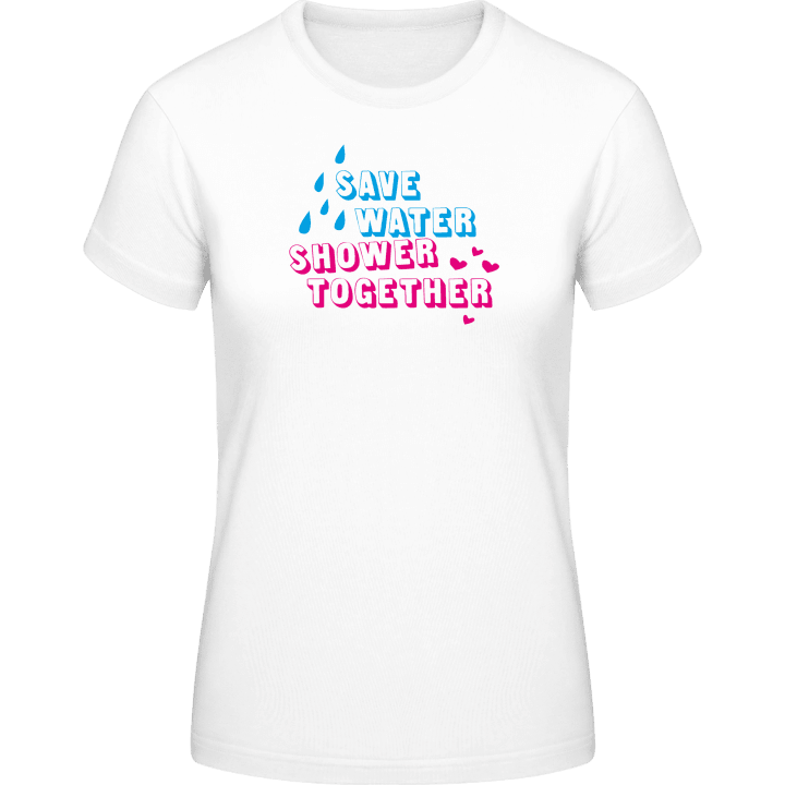Save Water Shower Together T-shirt för kvinnor 0 image