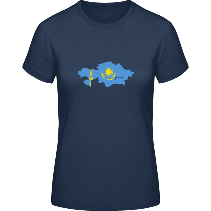 Kazakhstan Map Frauen T-Shirt contain pic