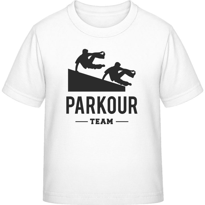 Parkour Team T-skjorte for barn contain pic