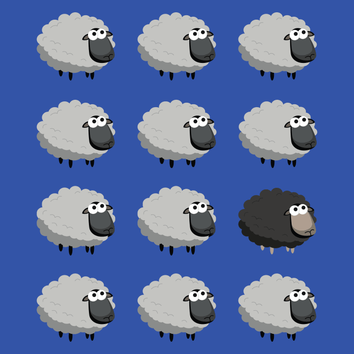 Black Sheep Different Naisten t-paita 0 image