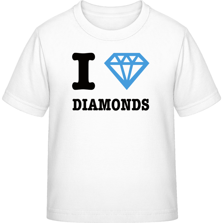 I Love Diamonds Kinder T-Shirt 0 image
