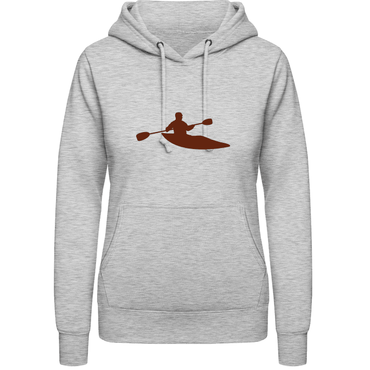 Kayaker Silhouette Women Hoodie contain pic