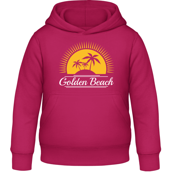 Golden Beach Sweat à capuche pour enfants contain pic