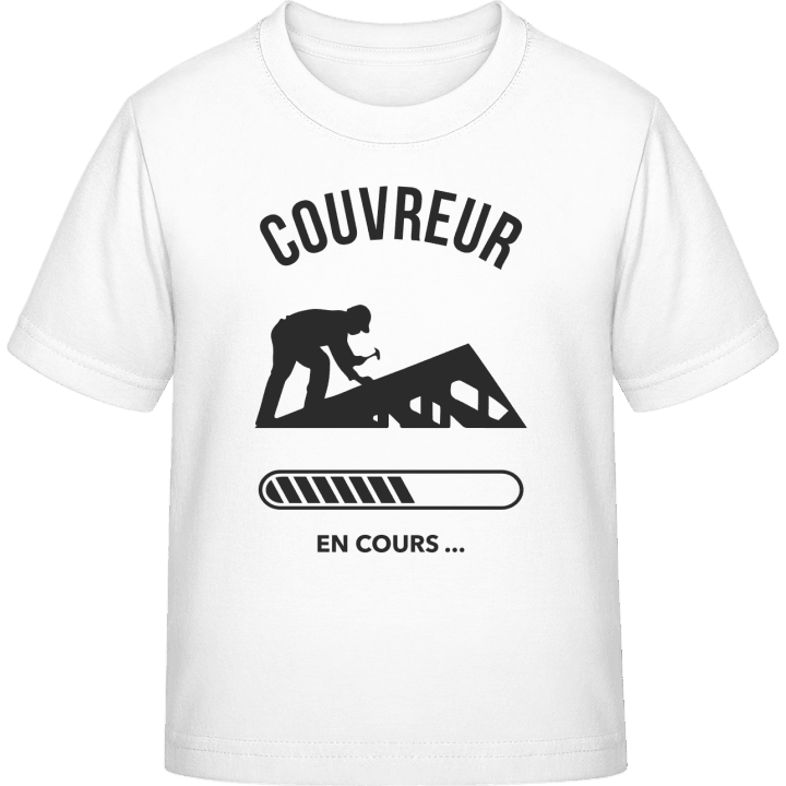 Couvreur en cours Kinderen T-shirt contain pic