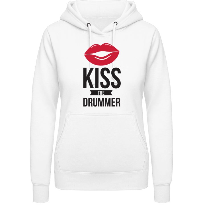 Kiss The Drummer Hoodie för kvinnor contain pic