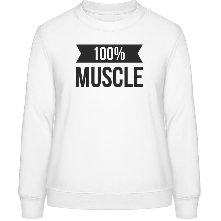100 Muscle Frauen Sweatshirt contain pic