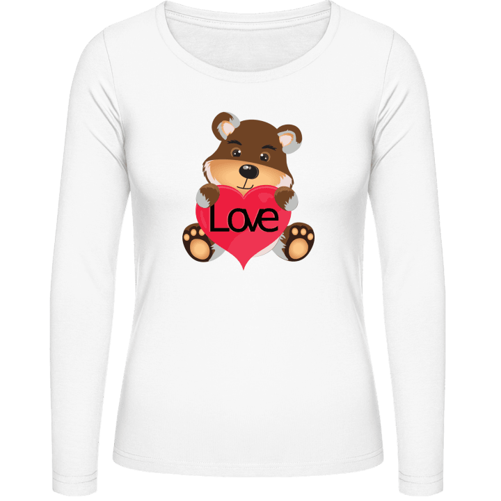 Love Teddy Women long Sleeve Shirt contain pic