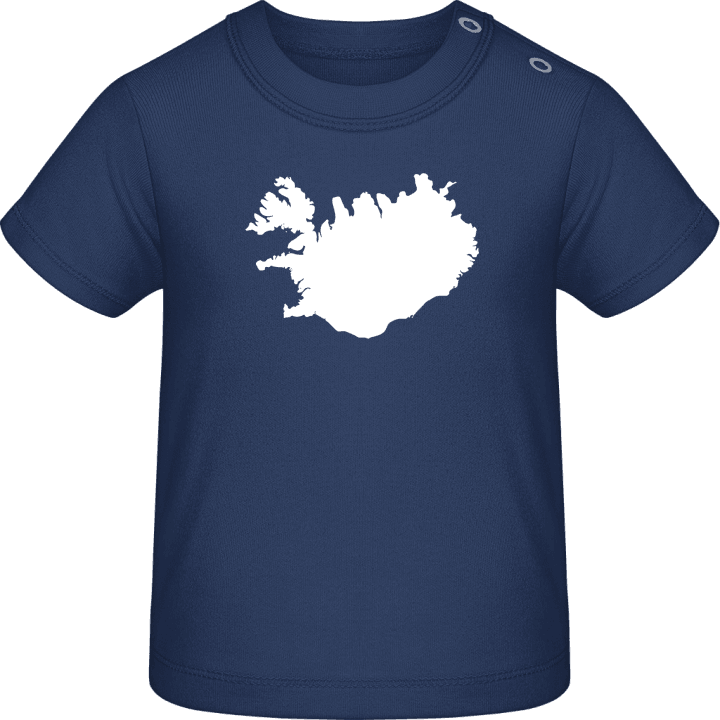 Iceland Map T-shirt för bebisar contain pic