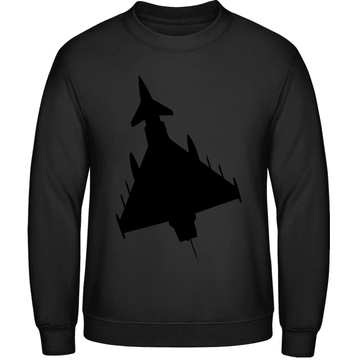 Fighter Jet Silhouette Sweatshirt contain pic