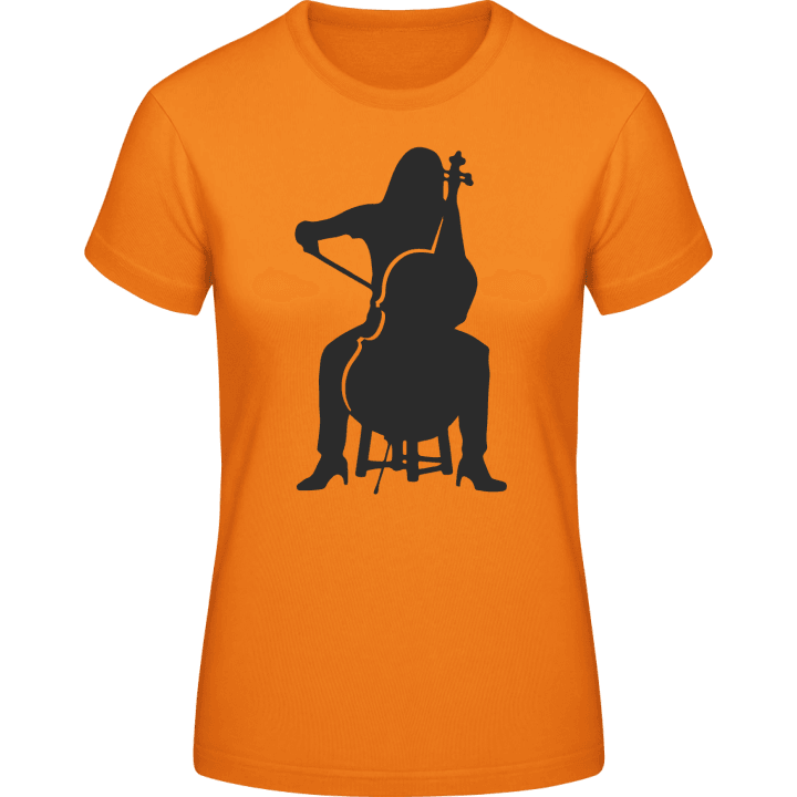 Cello Player Female T-shirt för kvinnor 0 image