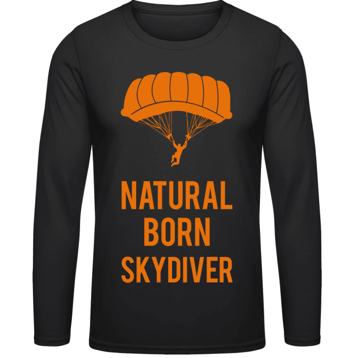 Natural Born Skydiver Shirt met lange mouwen contain pic