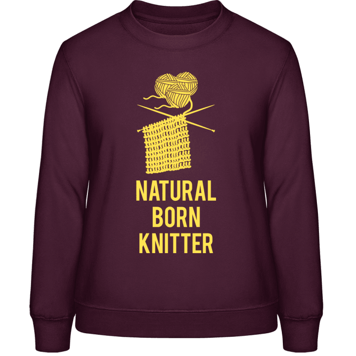 Natural Born Knitter Frauen Sweatshirt 0 image