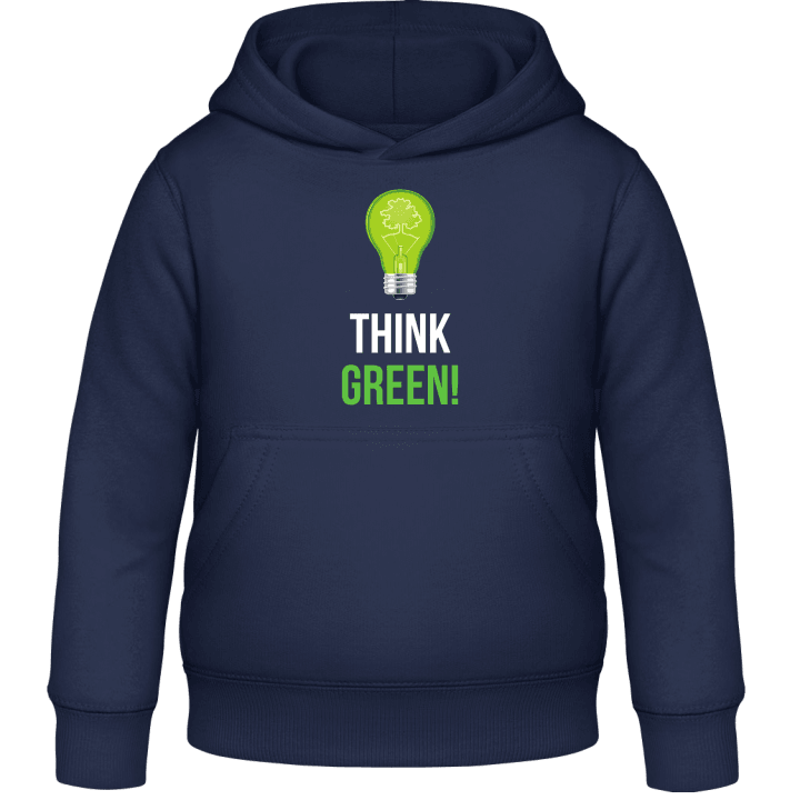 Think Green Logo Kids Hoodie contain pic