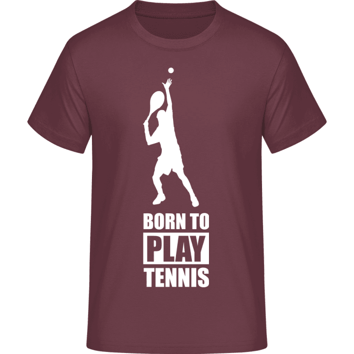 Born To Play Tennis T-skjorte 0 image