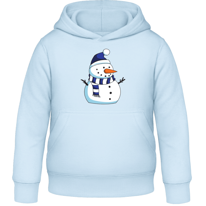Snowman Illustration Felpa con cappuccio per bambini 0 image
