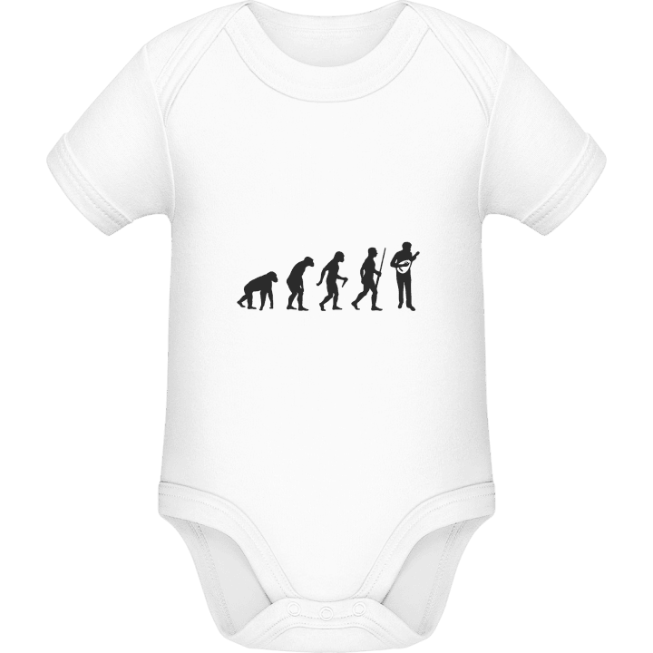 Mandolinist Evolution Baby romper kostym contain pic