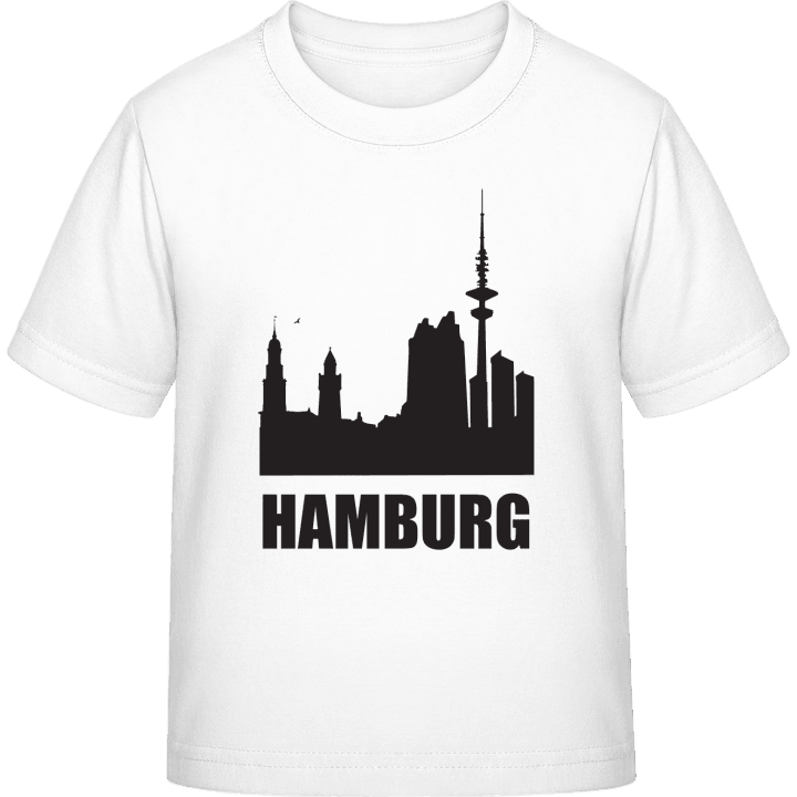 Skyline Hamburg T-shirt för barn 0 image