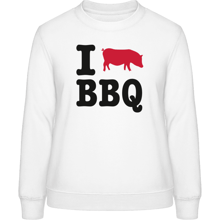 I Love BBQ Sweatshirt för kvinnor contain pic