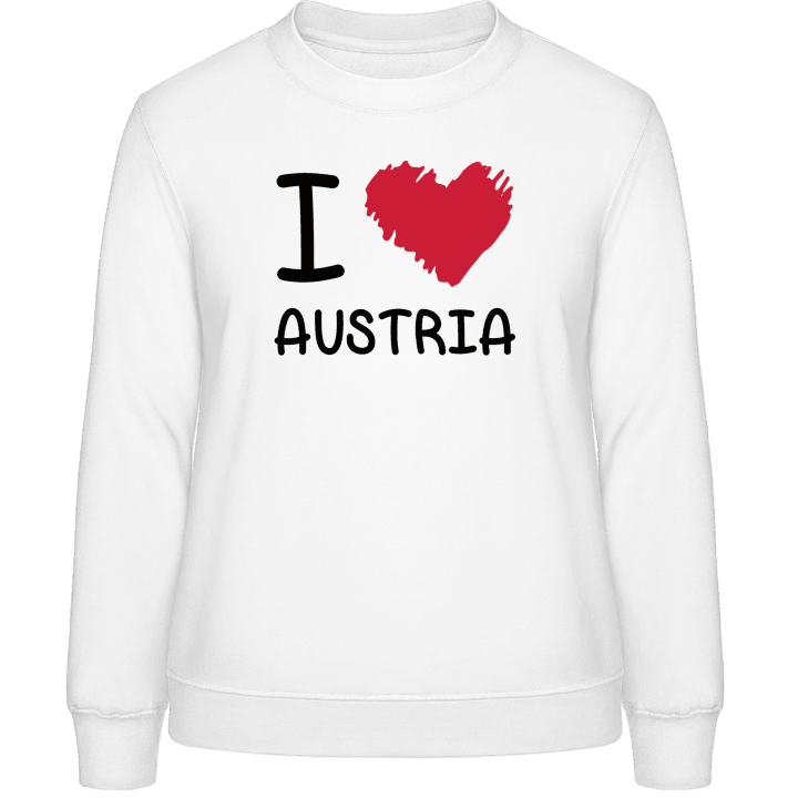 I Love Austria Frauen Sweatshirt contain pic
