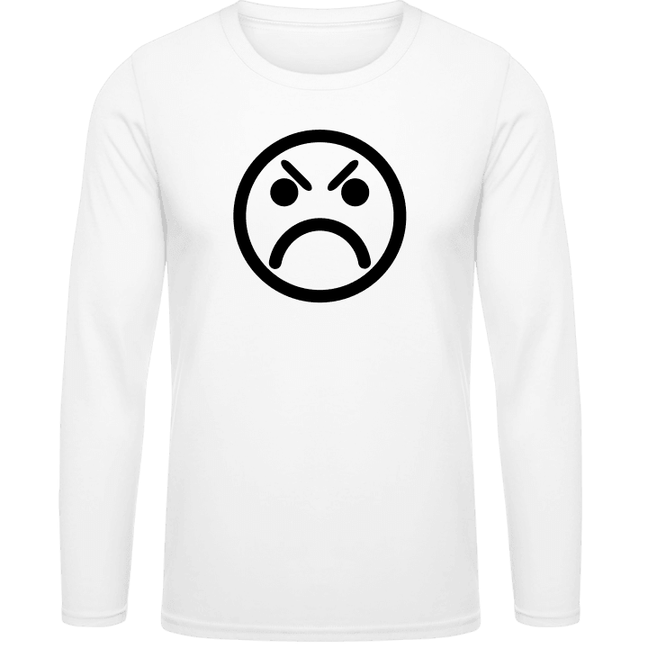Angry Smiley Shirt met lange mouwen contain pic