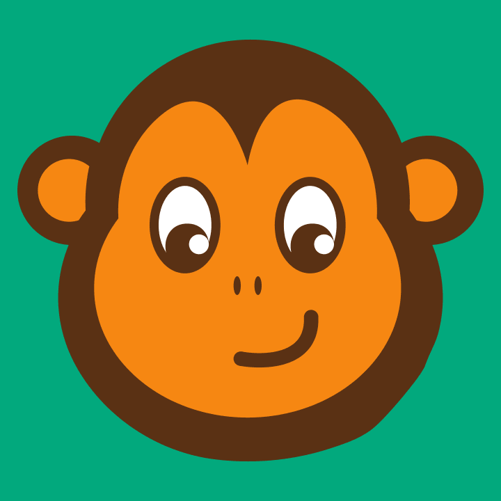 Monkey Face Illustration Kinder T-Shirt 0 image