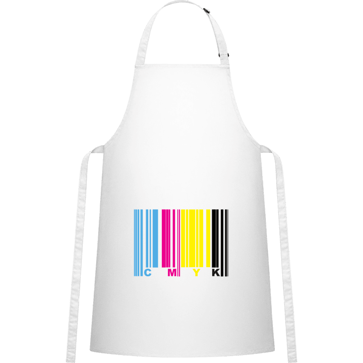 CMYK Barcode Förkläde för matlagning contain pic
