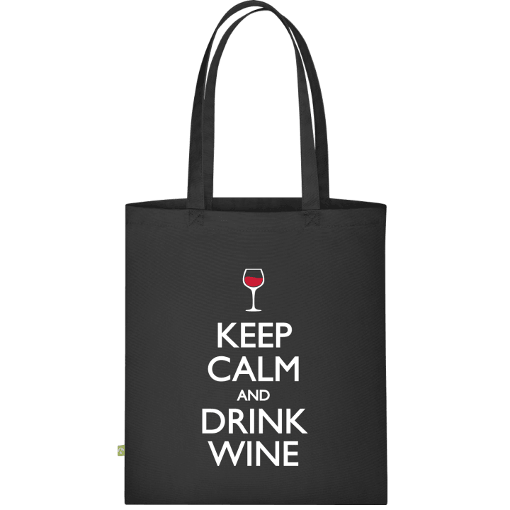 Keep Calm and Drink Wine Väska av tyg contain pic