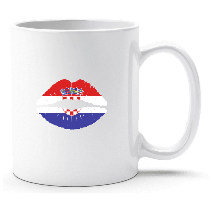 Croatian Kiss Flag Taza contain pic