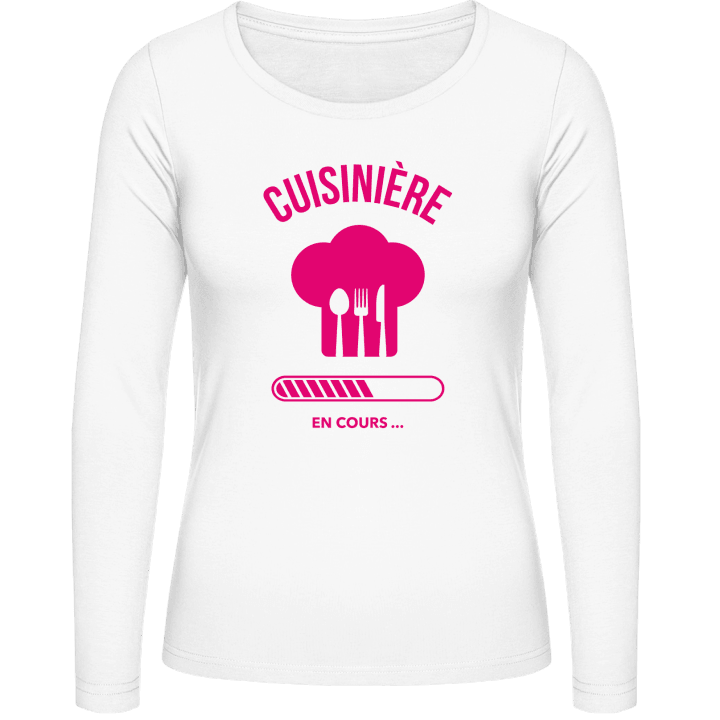 Cuisinière En Cours Vrouwen Lange Mouw Shirt contain pic