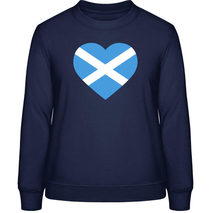 Scotland Heart Flag Frauen Sweatshirt contain pic