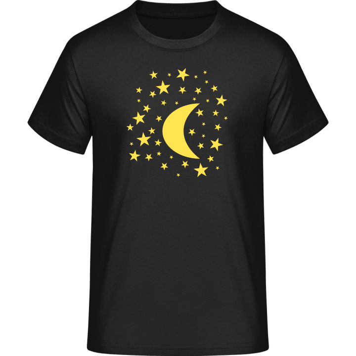 Half Moon With Stars T-skjorte 0 image