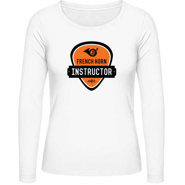 French Horn Instructor Women long Sleeve Shirt contain pic