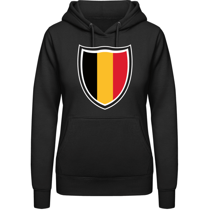 Belgium Shield Flag Felpa con cappuccio da donna contain pic