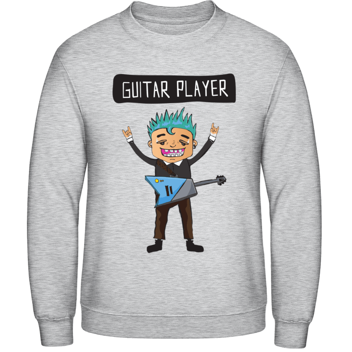 Guitar Player Character Sweatshirt contain pic