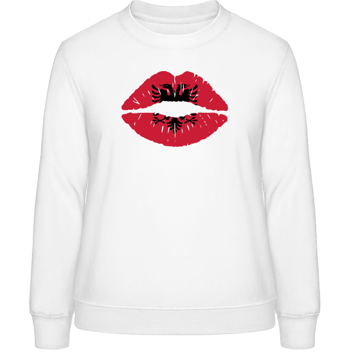 Albanian Kiss Flag Frauen Sweatshirt contain pic
