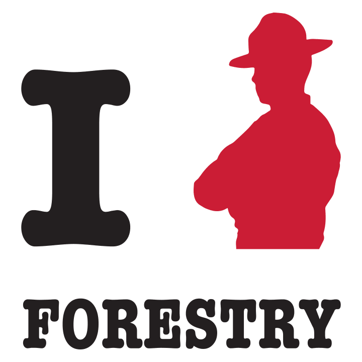 I Love Forestry Stoffen tas 0 image