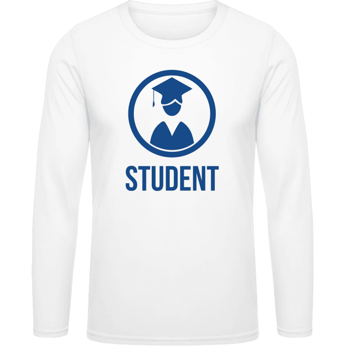 Student Logo Langarmshirt contain pic