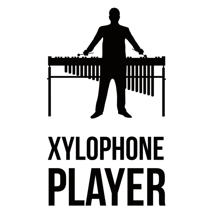 Xylophone Player Silhouette Stof taske 0 image